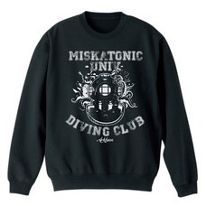 Miskatonic University Diving Club Black Sweater