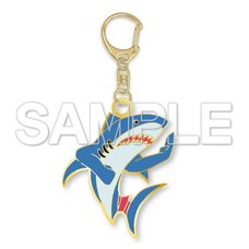 I Became Friends with the Second Cutest Girl in My Class - Conclusion Celebration - Kung Fu Shark Metal Keychain