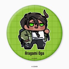 hololive Meet 2025 Chibi Illustration Big Tin Badge - Aragami Oga