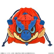 Monster Hunter MonDefo Drawstring Pouch Rathalos