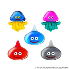 Dragon Quest Smile Slime Acrylic Clear Magnet Set A Healslime Appears! (Re-run)