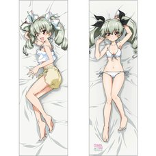 Girls und Panzer das Finale 2-Way Tricot Dakimakura Pillow Cover Anchovy: White Ver. (Re-run)