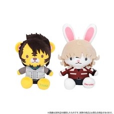 Tiger & Bunny 2 Kotetsu & Barnaby Plush Keychain Set
