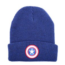 Captain America Logo Cuff Beanie