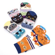Nagomi Modern Women's Cat Socks Vol. 2