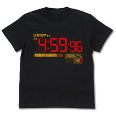 Evangelion Activity Limit Black T-Shirt