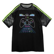 LISTEN FLAVOR Gaming Mesh Switching Top Black