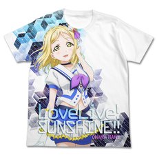 Love Live! Sunshine!! Mari Ohara White Graphic T-Shirt