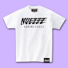 NUEZZZ Splash Logo Print White T-Shirt