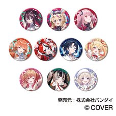 Hololive 6th Fes. Color Rise Harmony Tin Badge D Stage 2 Box Set