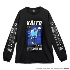 LISTEN FLAVOR Kaito Long Sleeve T-Shirt Black