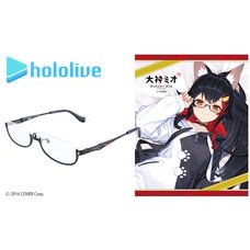 hololive Collaboration Ookami Mio Model Glasses