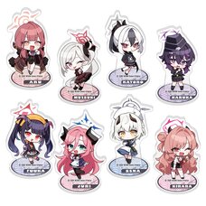 Blue Archive Trading Chibi Chara Acrylic Stand 4.5th Anniversary Pop Up Store Box Set