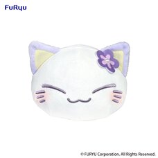Nemuneko Cat Pastel Color Plush Toy Purple