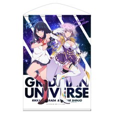 Gridman Universe B2 Tapestry Akane Shinjo (New Order) & Rikka Takarada