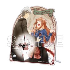 Spice and Wolf Light Novel Series 20th Anniversary Acrylic Clock