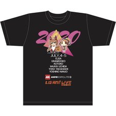 Anime EXPO Lite x Lis Ani! LIVE T-Shirt E Black