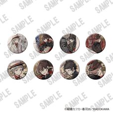 Bungo Stray Dogs Trading Tin Badges (C106) Complete Box Set