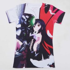 Accel World Silver Crow & Kuroyukihime Full Graphic Juniors’ T-Shirt