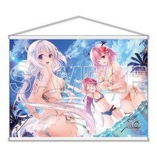 The Greatest Demon Lord Is Reborn as a Typical Nobody B2-Size Tapestry w/ Printed Autographs from the Author and Illustrator