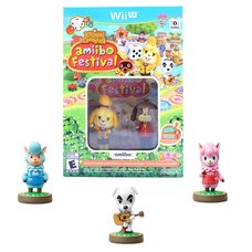 Animal Crossing: amiibo Festival (Wii U) w/ Free Animal Crossing amiibo 3-Pack