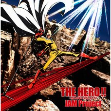 THE HERO!! ~Ikareru Kobushi ni Hi wo Tsukero~ | TV Anime One-Punch Man Opening Theme Song CD (First Limited Edition / LP-size Jacket Ver.)