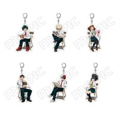 My Hero Academia Autumn Reading Full Body Acrylic Keychain Collection