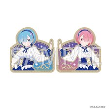 Re:Zero -Starting Life in Another World- Glimmering Acrylic Magnet Set Ram and Rem's Birthday Life 2025 Ver.