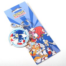 SONIC THE HEDGEHOG SPINNING SONIC KEYCHAIN