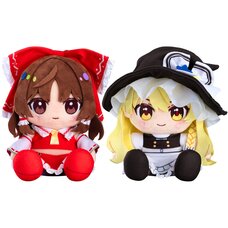 Touhou Lost Word Chocopuni Plushie Reimu/Marisa (Re-run)