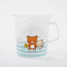 Rilakkuma Shima Shima Everyday Glass Mug