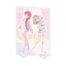 The Devil is a Part-Timer! A5 Size Acrylic Art Board Emi Yusa & Chiho Sasaki