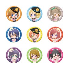 Love Live! Series Asia Tour 2024 Our Story, Our Dreams in Yokohama Trading Tin Badge μ's (1 Pack)