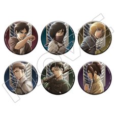Attack on Titan Season 3 Character Pin Badge Collection Box Set