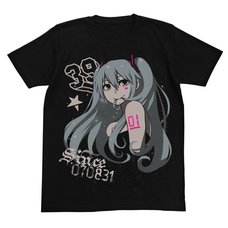 Hatsune Miku CHANxCO Ver. Star Black T-Shirt