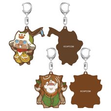 Monster Hunter Wilds Rubber Key Chain
