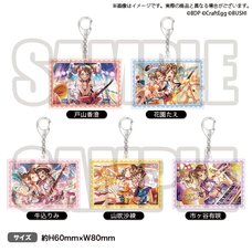 BanG Dream! Girls Band Party! NO GIRL NO CRY Poppin'Party Acrylic Keychain Collection