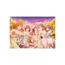 The Quintessential Quintuplets: The Quintuplets Can't Divide the Puzzle into Five Equal Parts Acrylic Board Waza 02 Sunflower