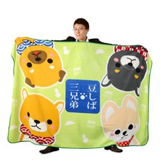 Mameshiba San Kyodai Dog Mega Fleece Blanket