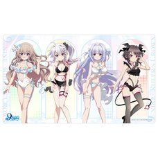 9-Nine- Ruler's Crown Rubber Mat Angel & Devil: Swimsuit Ver.