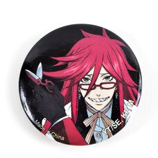 Black Butler Grell with Scissors 1.25" Button