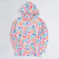 RUPIKA Fleece-Lined Frilly Pullover Hoodie