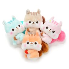 Fusappo Nuts Favorite Food Squirrel Plush Collection (Standard)