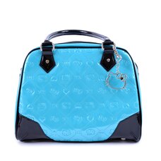 Hello Kitty Teal Embossed Pattern Handbag