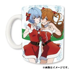 Eva Store Original Christmas Rei & Asuka Mug