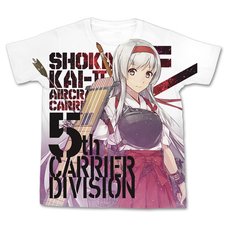 Kantai Collection -KanColle- Shokaku Kai Ni White Graphic T-Shirt