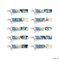 Racing Miku 2026 Iridescent Tape Keychain