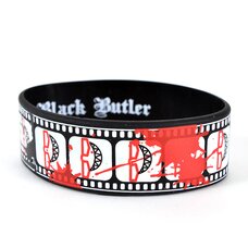 Black Butler Grell Cinematic Record Wristband