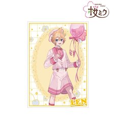 Sakura Miku Kagamine Len: Sakura Party Ver. Art by Shugao A3 Matte Effect Poster