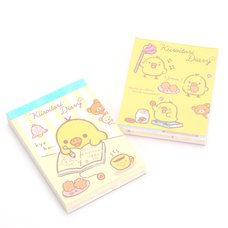 Rilakkuma Kiiroitori Diary Mini Memo Pad